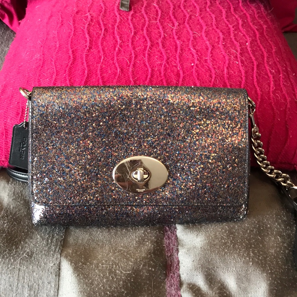 ✨ Sparkly Coach Crossbody Bag ✨